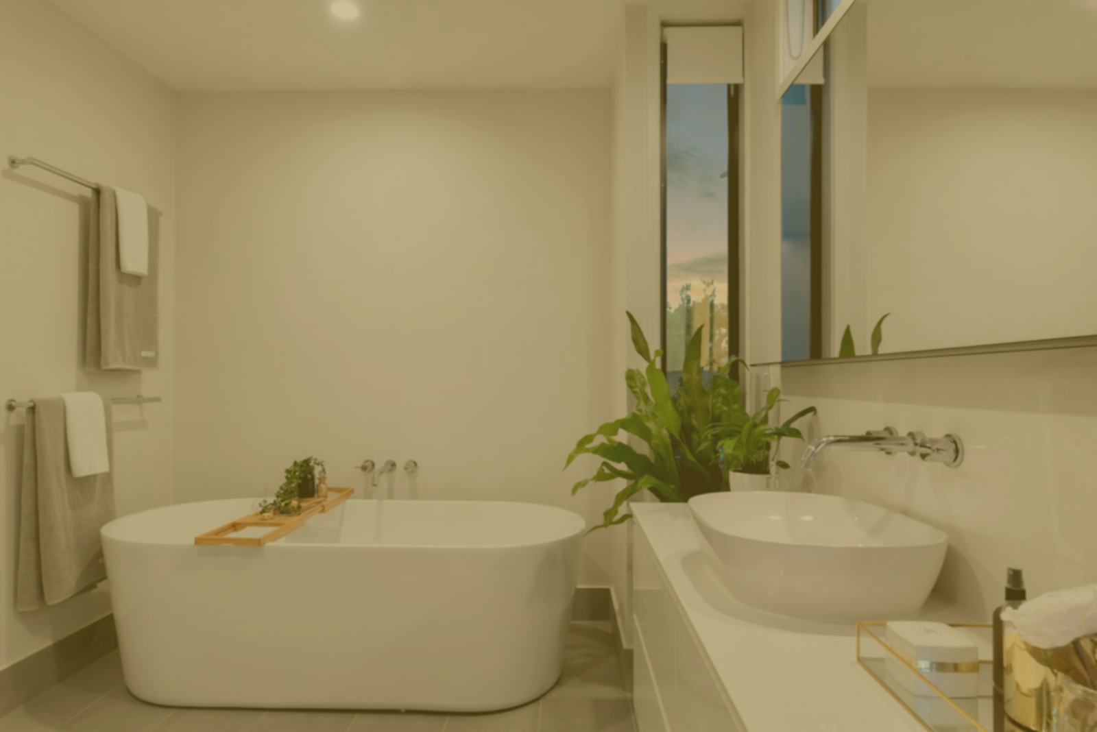 Primary bath remodel — original photo