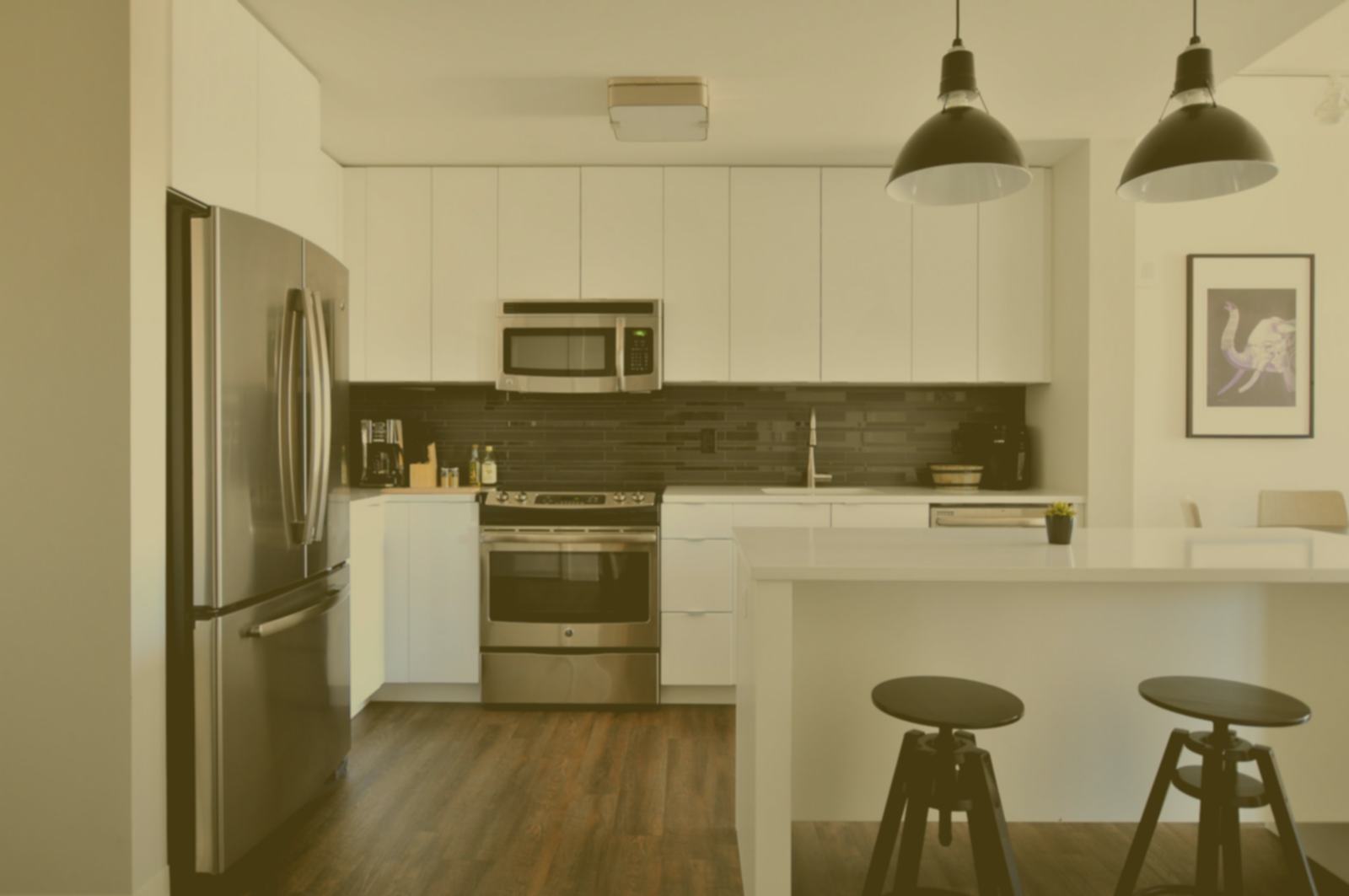 Kitchen remodel — original photo